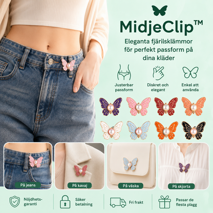 MidjeClip™ | Perfekt passform utan sömnad