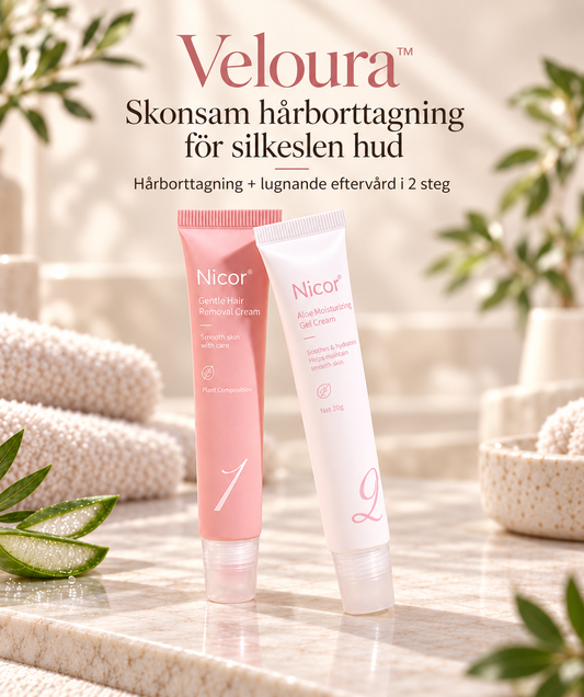 Veloura™ | Skonsam hårborttagning för silkeslen hud