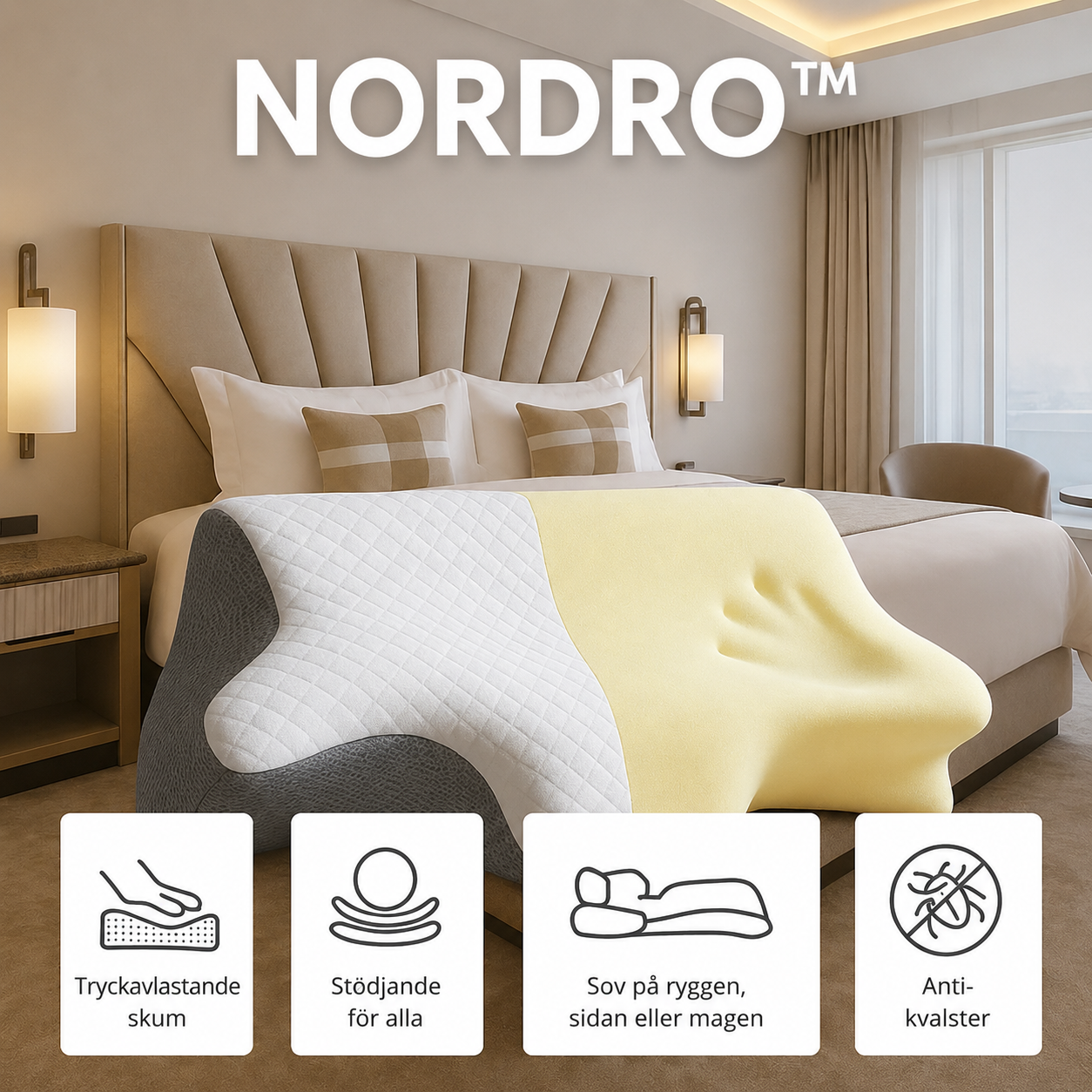 NordRo™ | Ge din nacke det stöd den har saknat varje natt