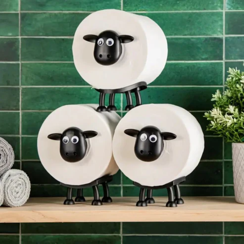 WoollyRoll™ | Charmig Får Toalettpappershållare