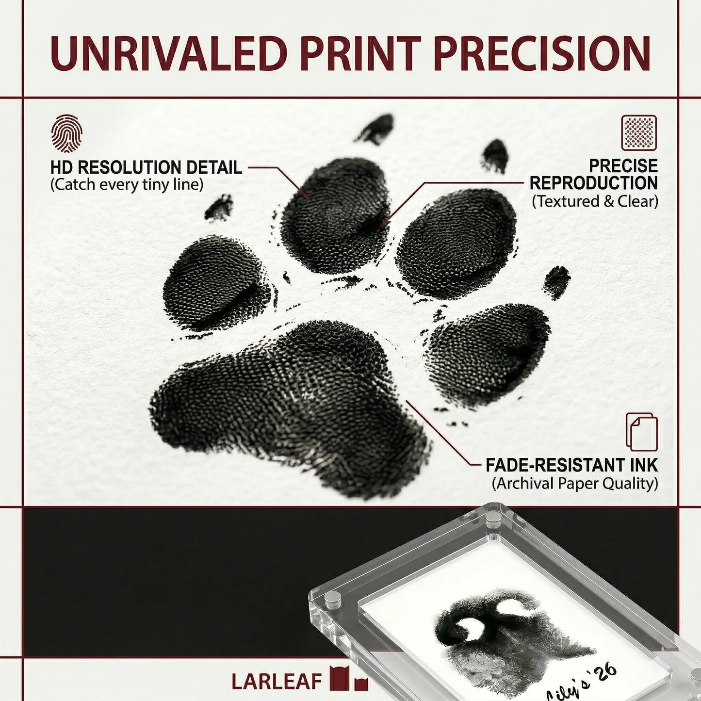 Avtrycksminne™ – Kladdfritt avtryckskit för barn och husdjur