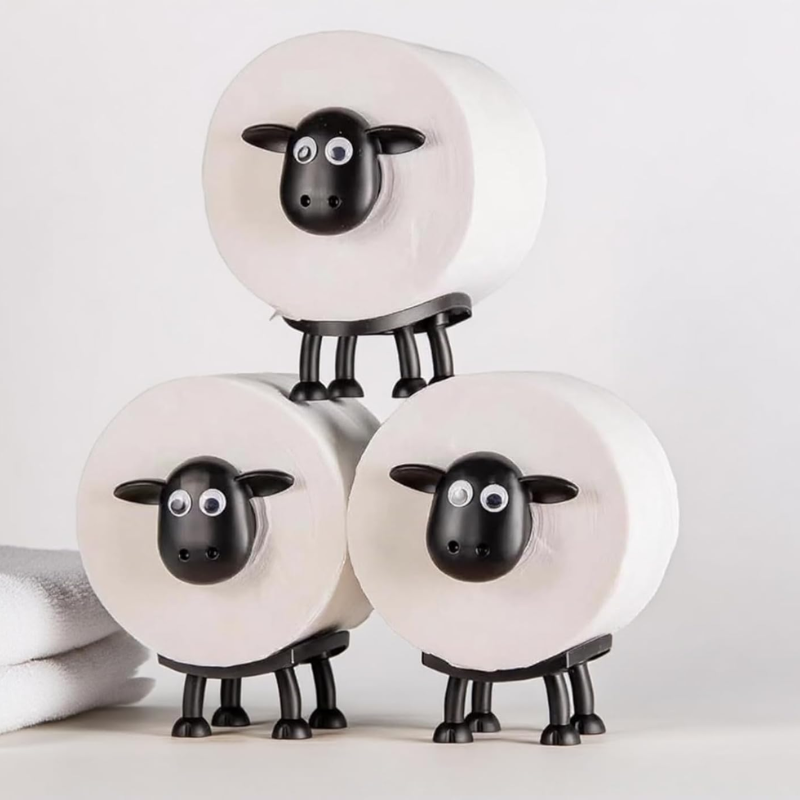 WoollyRoll™ | Charmig Får Toalettpappershållare
