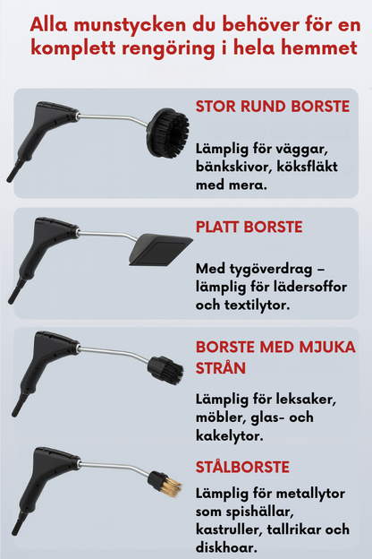 SteamForce X 105°C - Ångrengörare 3 BAR