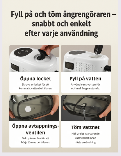 SteamForce X 105°C - Ångrengörare 3 BAR