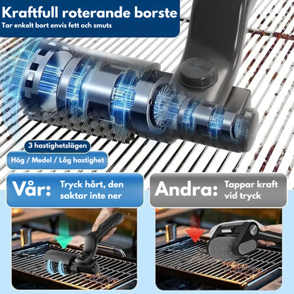 NordClean Grill™ – Elektrisk Grillborste för Snabb och Enkel Rengöring