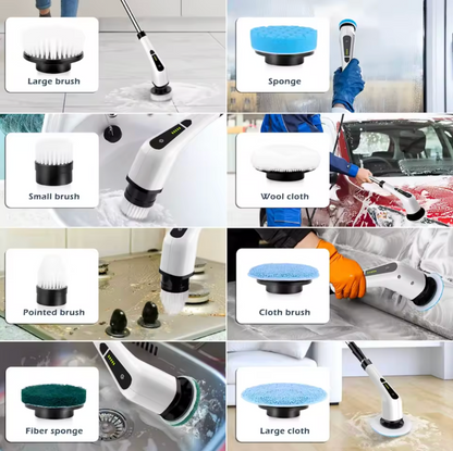 PowerScrub 9™ – 9-i-1 Elektrisk Rengöringsborste