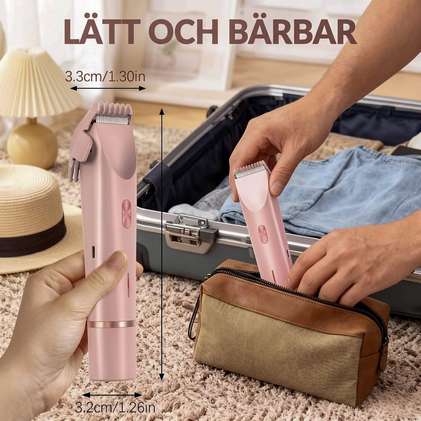 Silkeslen™ – 2-i-1 Rakapparat & Bikinitrimmer