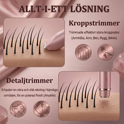 Silkeslen™ – 2-i-1 Rakapparat & Bikinitrimmer