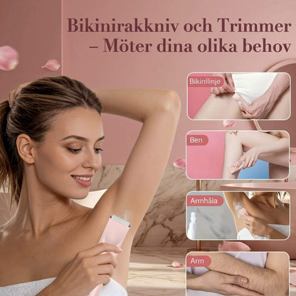 Silkeslen™ – 2-i-1 Rakapparat & Bikinitrimmer