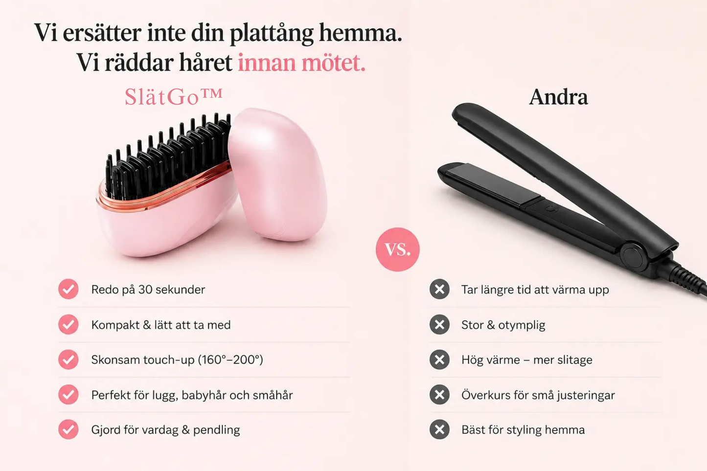 SlätGo™ – Sladdlös miniborste för snabba touch-ups