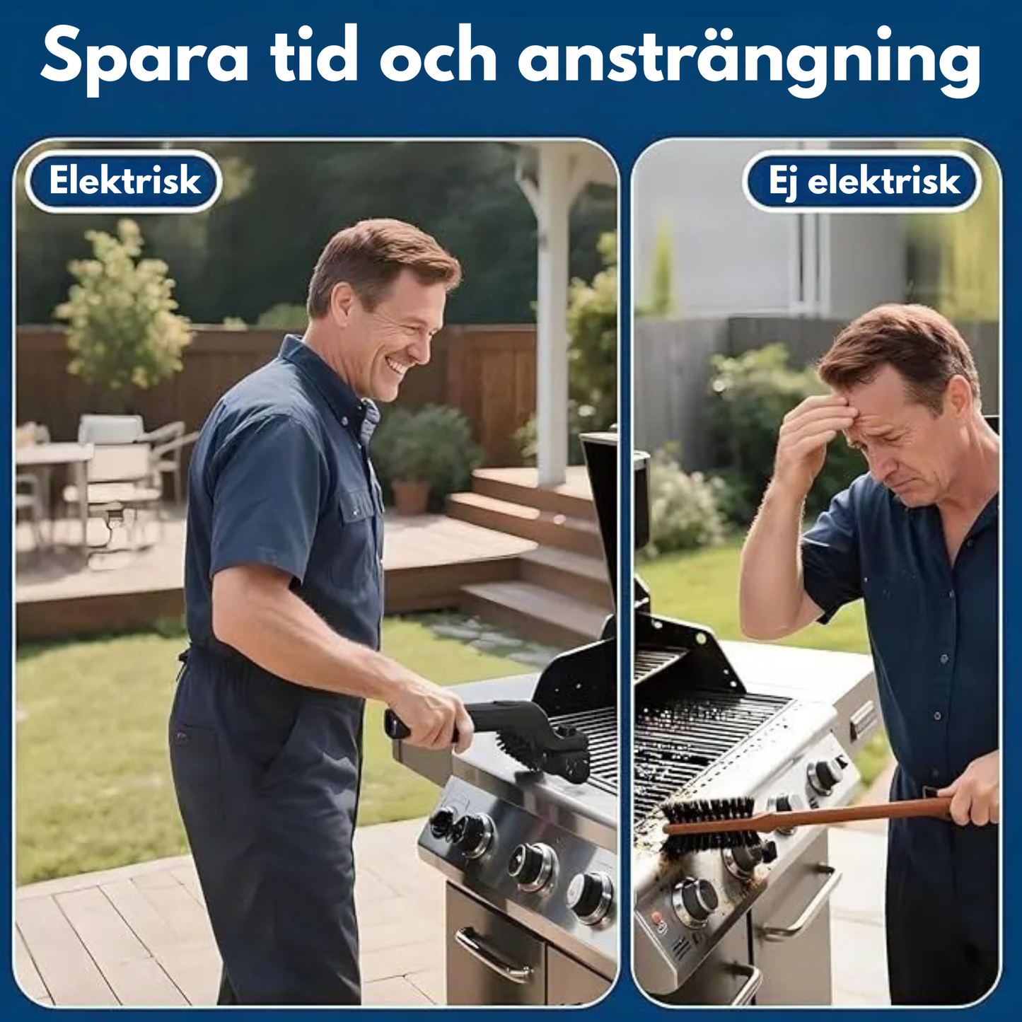 NordClean Grill™ – Elektrisk Grillborste för Snabb och Enkel Rengöring