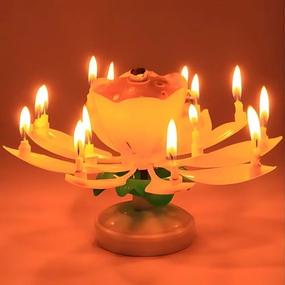 Blomsterljus™: Magisk Blomma Födelsedag Ljus