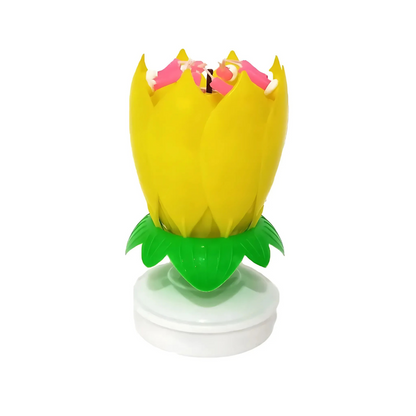 Blomsterljus™: Magisk Blomma Födelsedag Ljus