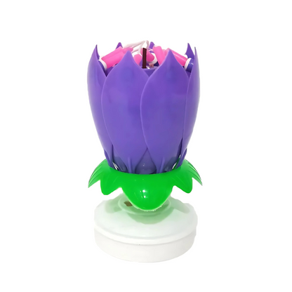 Blomsterljus™: Magisk Blomma Födelsedag Ljus