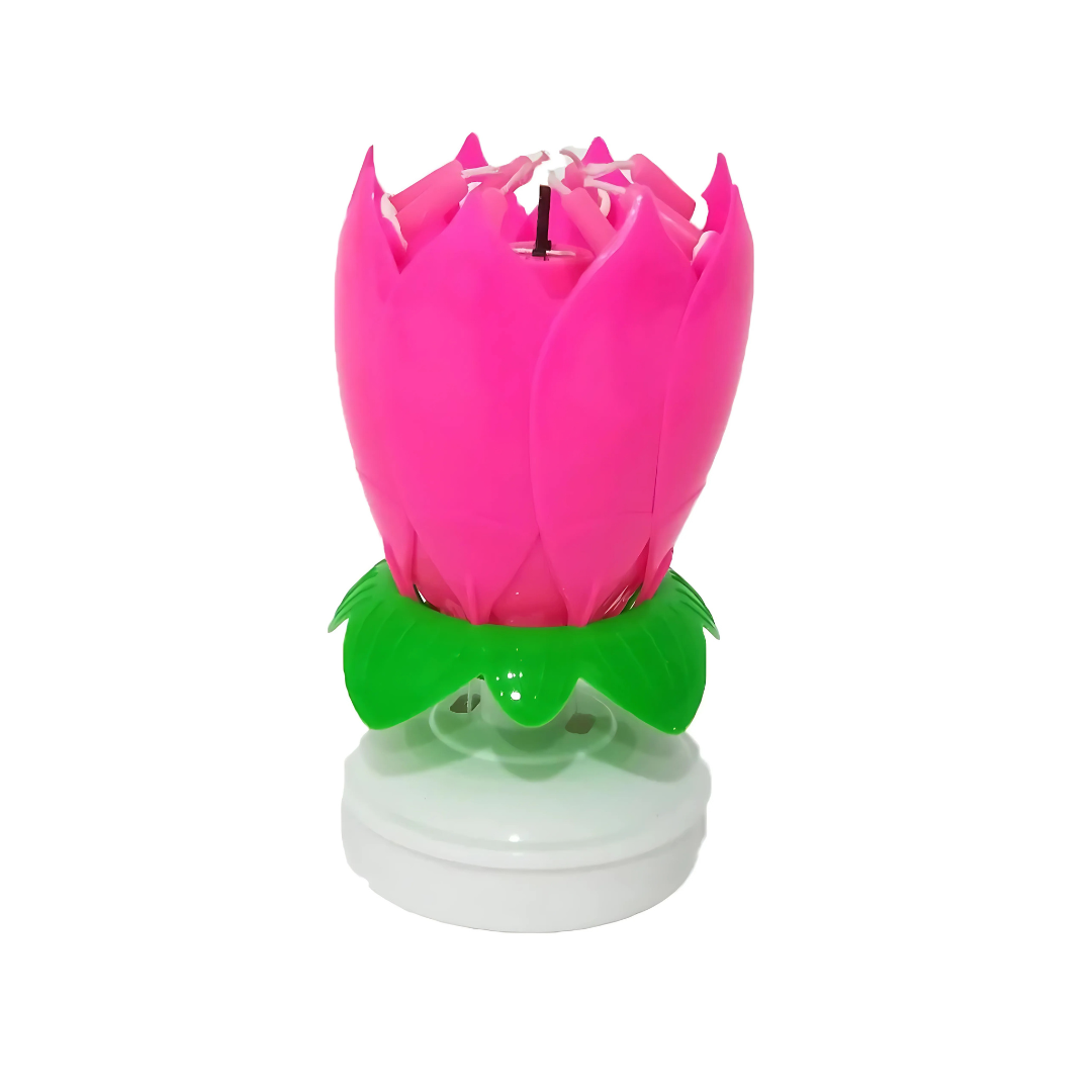 Blomsterljus™: Magisk Blomma Födelsedag Ljus