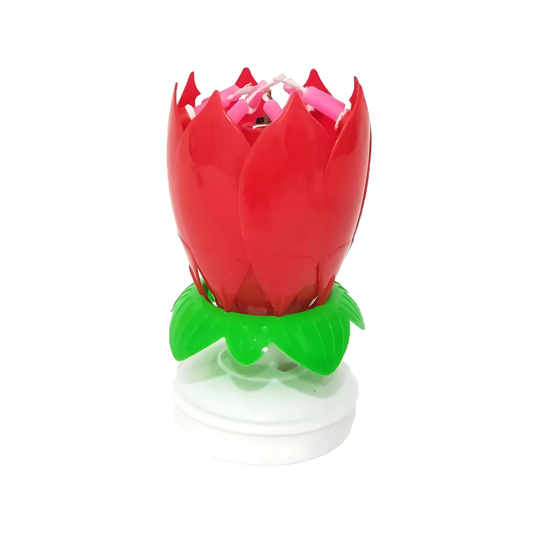 Blomsterljus™: Magisk Blomma Födelsedag Ljus
