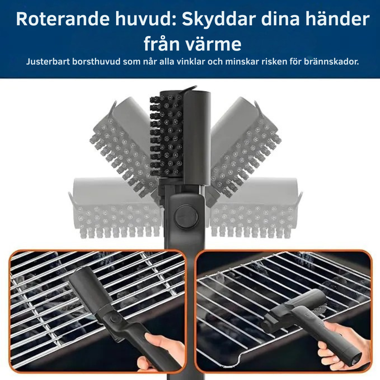 NordClean Grill™ – Elektrisk Grillborste för Snabb och Enkel Rengöring