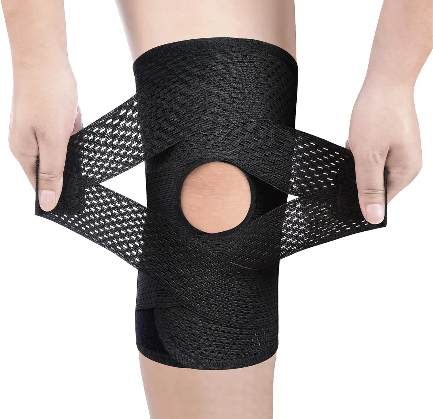 LedFlex® 1+1 GRATIS - Justerbart Knäskydd med Kompression Och Skyddssleeve